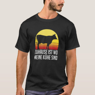 Camiseta Lar é Onde Minhas Vacas São Ordenhadas Bauers