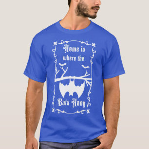 Camiseta Lar é onde os morcegos penduram 3