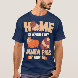Camiseta Lar É Onde Os Porcos Da Minha Guiné Estão 2724