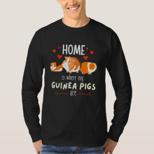 Camiseta Lar É Onde Os Porcos Da Minha Guiné São Roedores B