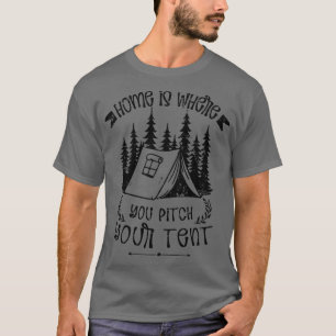 Camiseta Lar É Onde Você Arranja O Seu Caçador De Tentos