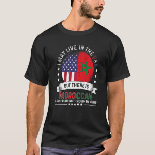 Camiseta Lar marroquino Americano na Moro Patriota American