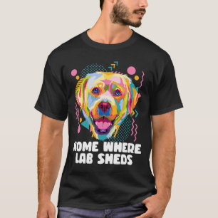 Camiseta Lar Onde Folhas De Laboratório Recuperam Cachorro