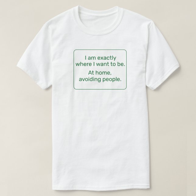 Camiseta Lar (verde) (Frente do Design)