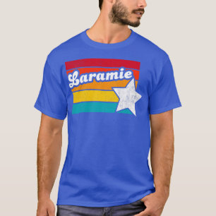 Camiseta Laramie Wyoming Vintage afressou Souvenir 2
