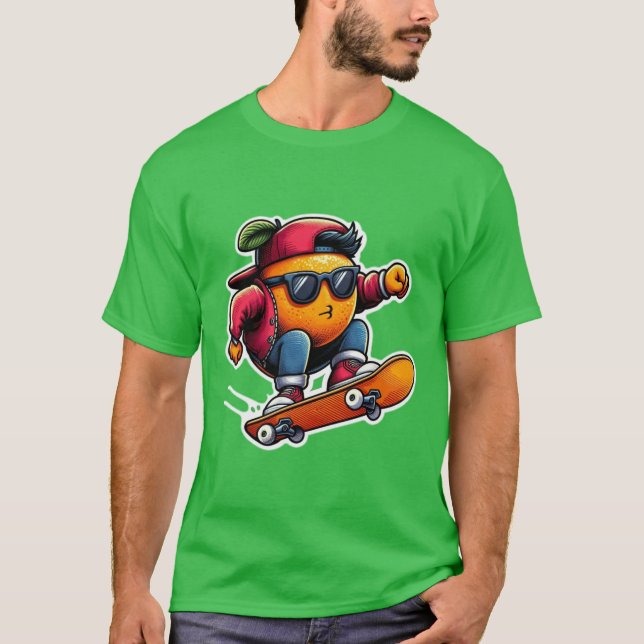 CAMISETA LARANJA (Frente)