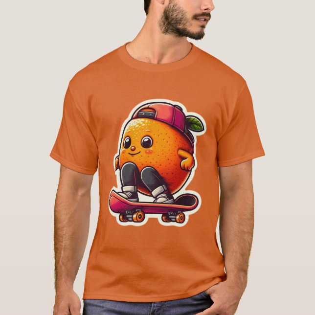 CAMISETA LARANJA 3 (Frente)