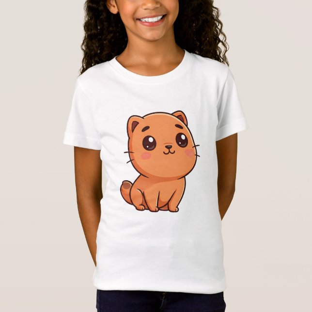 Camiseta Laranja Adorável (Frente)