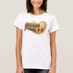 Camiseta Laranja Artística HORA DO BRUNCH Design