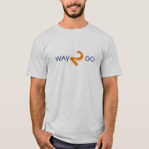 Camiseta Laranja azul de WAY2GO