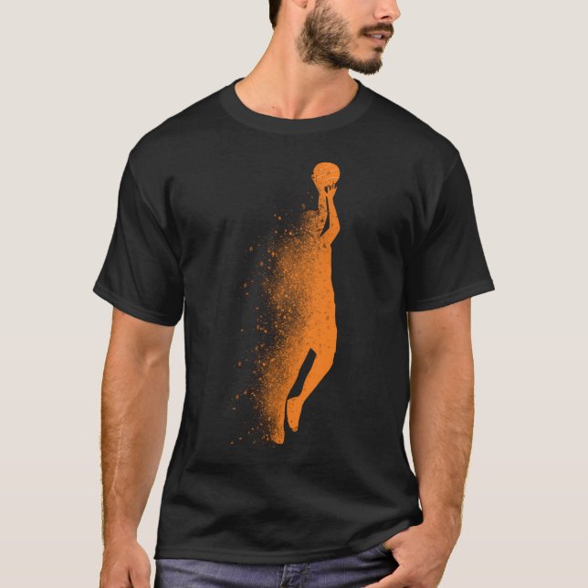Camiseta Laranja-basquete (Frente)
