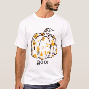 Camiseta Laranja, branca e mestiça, Jack-O’-Lanterna