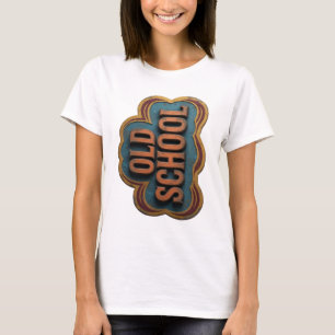 Camiseta Laranja Chic DESIGN Ousado ESTILO ANTIGO