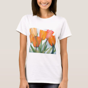 Camiseta Laranja Citrus Tulips