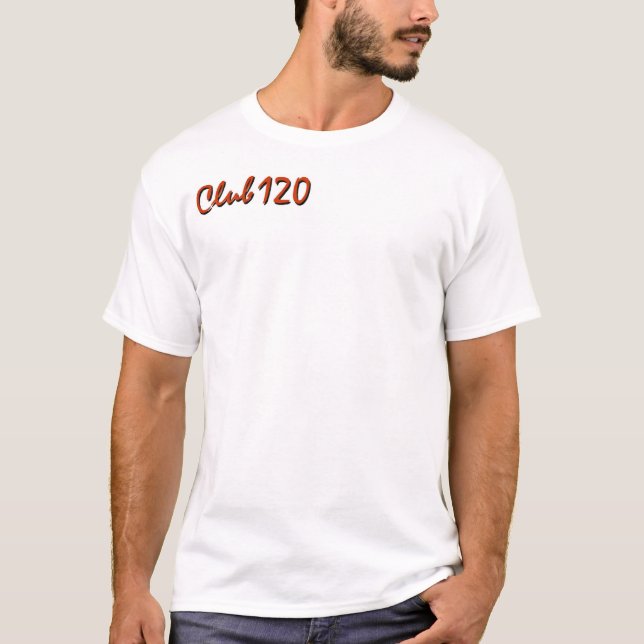 Camiseta Laranja Club120 (Frente)