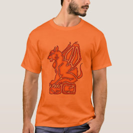 Camiseta Laranja da gárgula