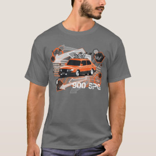 CAMISETA LARANJA DE 900 SPG: ESTILO DO GRUNGE