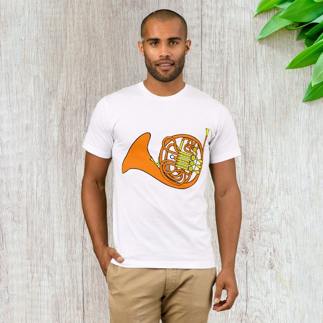 Camiseta laranja de cavalos de França (Criador carregado)