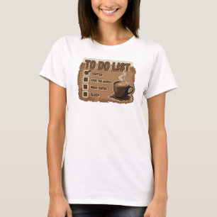 Camiseta Laranja Dinâmico CAFÉ PRIMEIRO SALVE O MUNDO