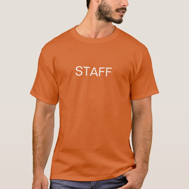 Camiseta Laranja Evento para Equipe Profissional (Frente)