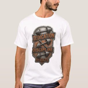 Camiseta Laranja Fresca DISCIPLINA DEDICAÇÃO RESULTADOS