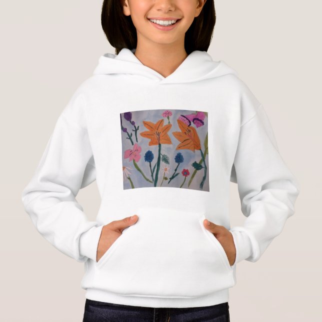 Camiseta Laranja-lírios Hoodies (Frente)