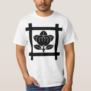 Camiseta Laranja mandarina para a seita Nichiren