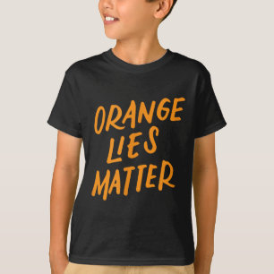 Camiseta Laranja Mora Engraçado Anti-Trump Policial Resiste
