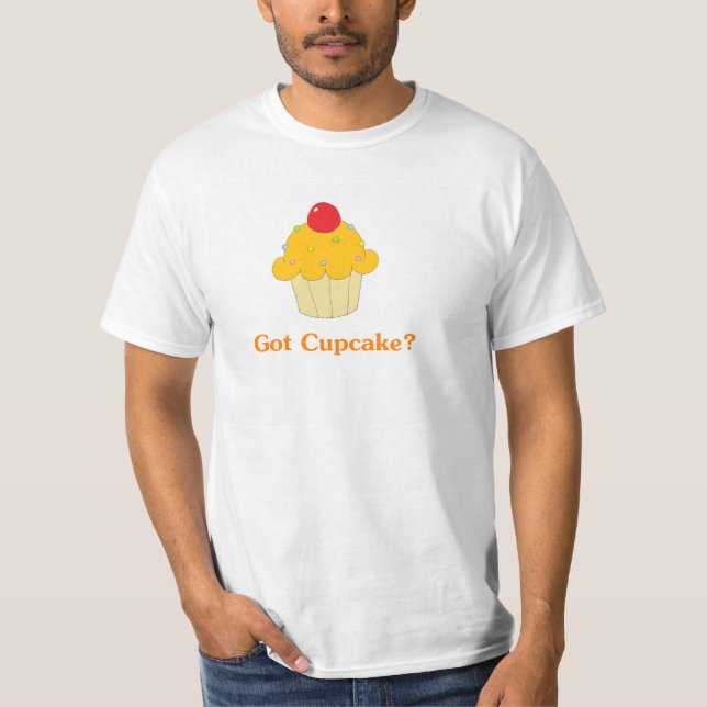 Camiseta Laranja obtida do cupcake (Frente)