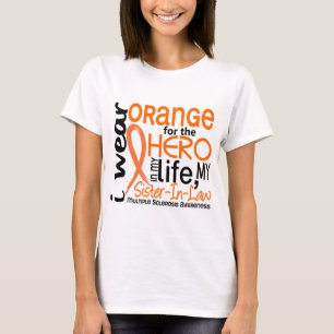 Camiseta Laranja para o MS da cunhada do herói 2