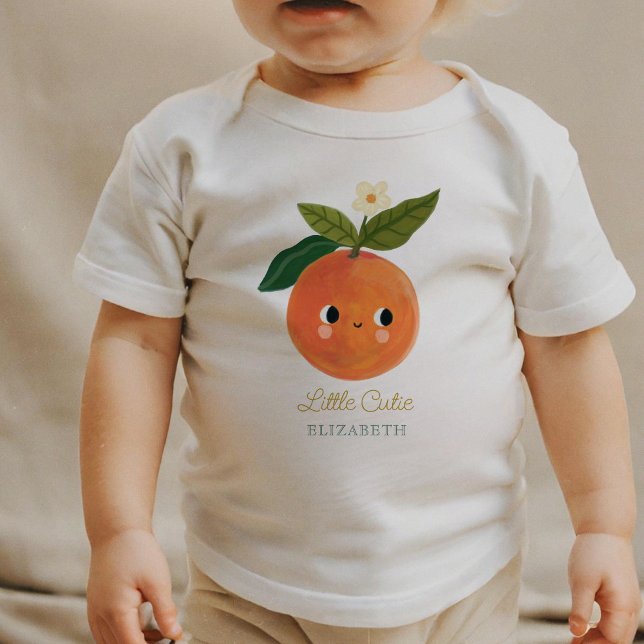 Camiseta Laranja Pequeno Cutie (Criador carregado)