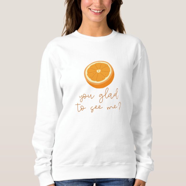 Camiseta Laranja, Que Prazer Em Me Ver? (Frente)