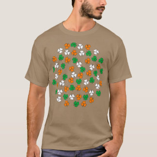 Camiseta Laranja Verde-Branco-Shamrock