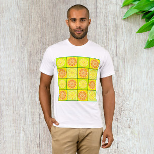 Camiseta Laranjas e Limões de Arte Pop Frutas Cítricas