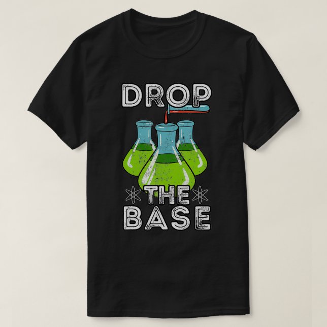 Camiseta Larga O Experimento De Professores De Biologia Da  (Frente do Design)