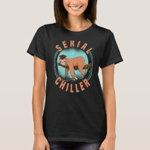 Camiseta Larga Serial Chiller Enche Sua Vida E Relaxa 4
