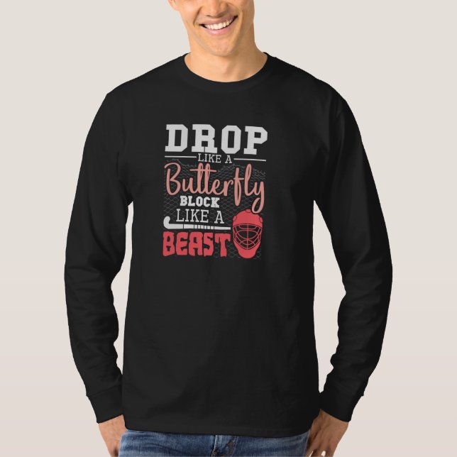 Camiseta Largar Como Um Bloco De Borboleta Como Um Hoc De C (Frente)