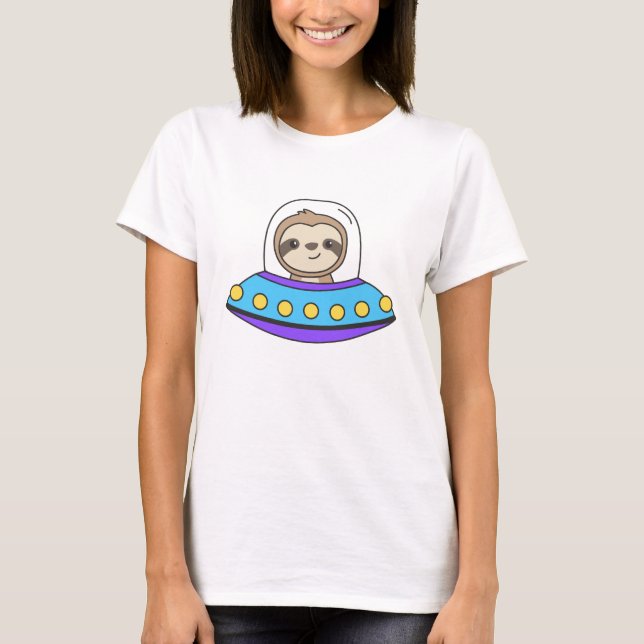 Camiseta Largas de Alienígenas Uniformes do Espaço OFO Larg (Frente)