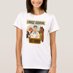 Camiseta Large Animal Veterinarian – Farm Vet Mode Design