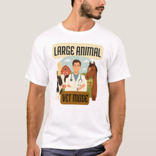 Camiseta Large Animal Veterinarian – Farm Vet Mode Design