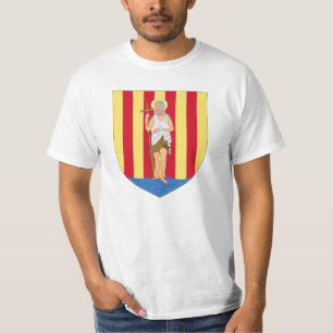 Camiseta LARGE IMPRESSÃO Perpignan Casaco de Armas