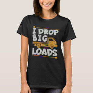 Camiseta Largue Cargas Grandes Punheta de Caminhoneiro Carr