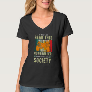 Camiseta Largue o Controle e Reentre na Sociedade Jogador