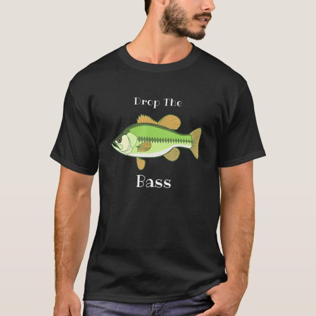 Camiseta Largue O Peixe-Tee Do Bass Music (Frente)