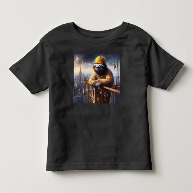 Camiseta Largura a trabalhar o alto aço (Frente)