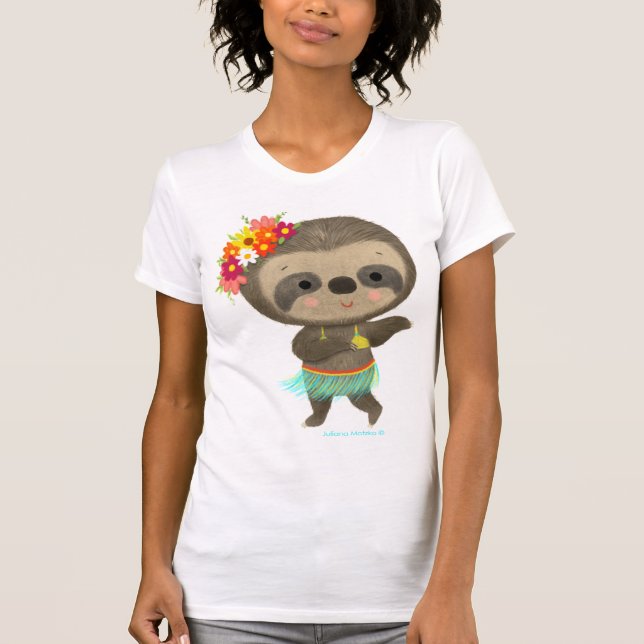 Camiseta Largura dançante (Frente)