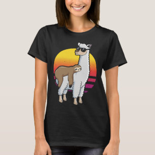 Camiseta Largura de impressão digital em Llama