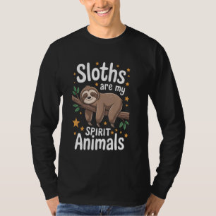Camiseta Largura Espíritos Animais Engraçados Lama