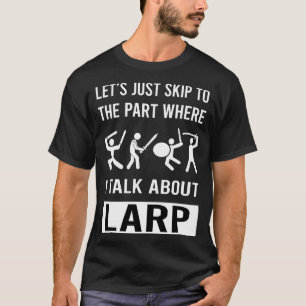 Camiseta Larp Larping RPG Roleplay Roleplay Reproduzindo Fu