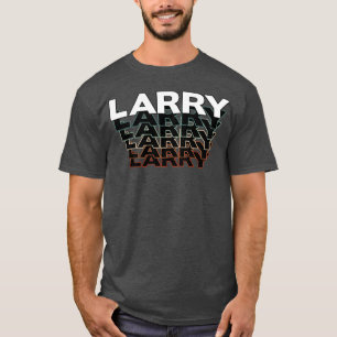 Camiseta Larry Divertido Retro Vintage Pôr do Sol Larry 80s